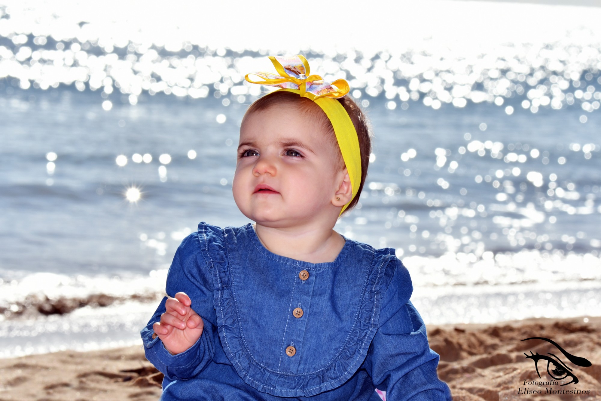 Fotografía de bebes en la playa de Torrevieja