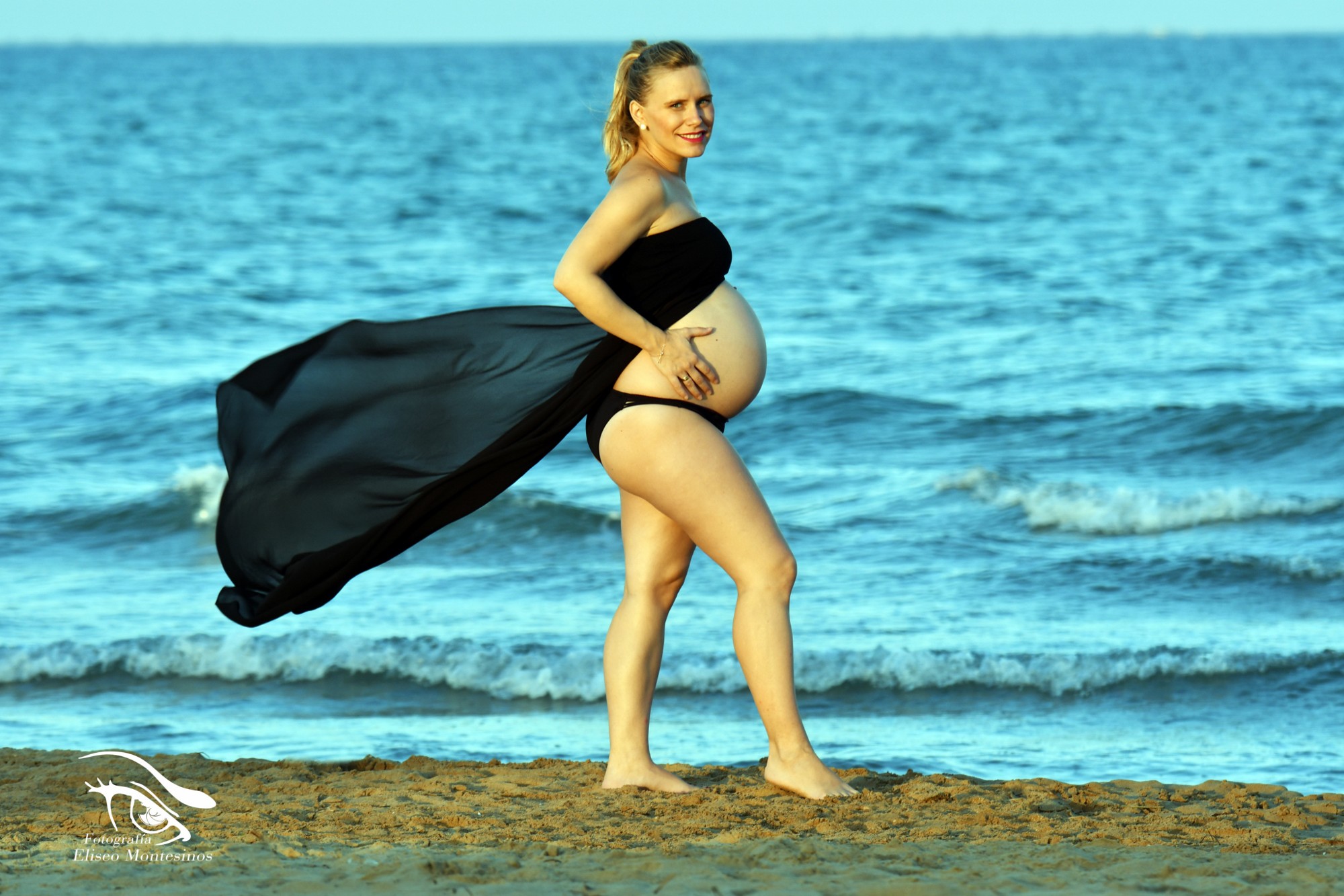 Fotografía de embarazadas en la playa