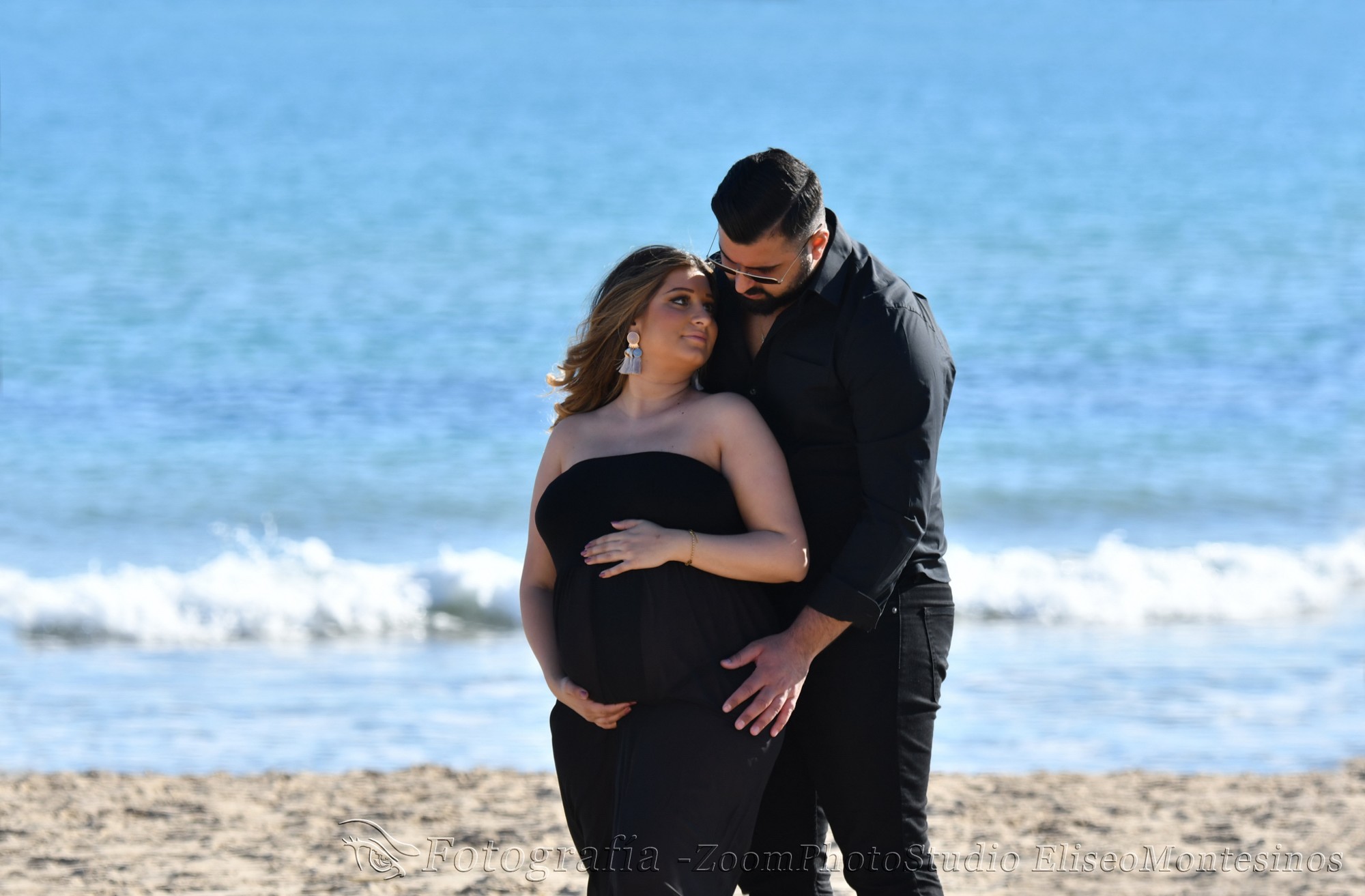 fotos de embarazadas en la playa