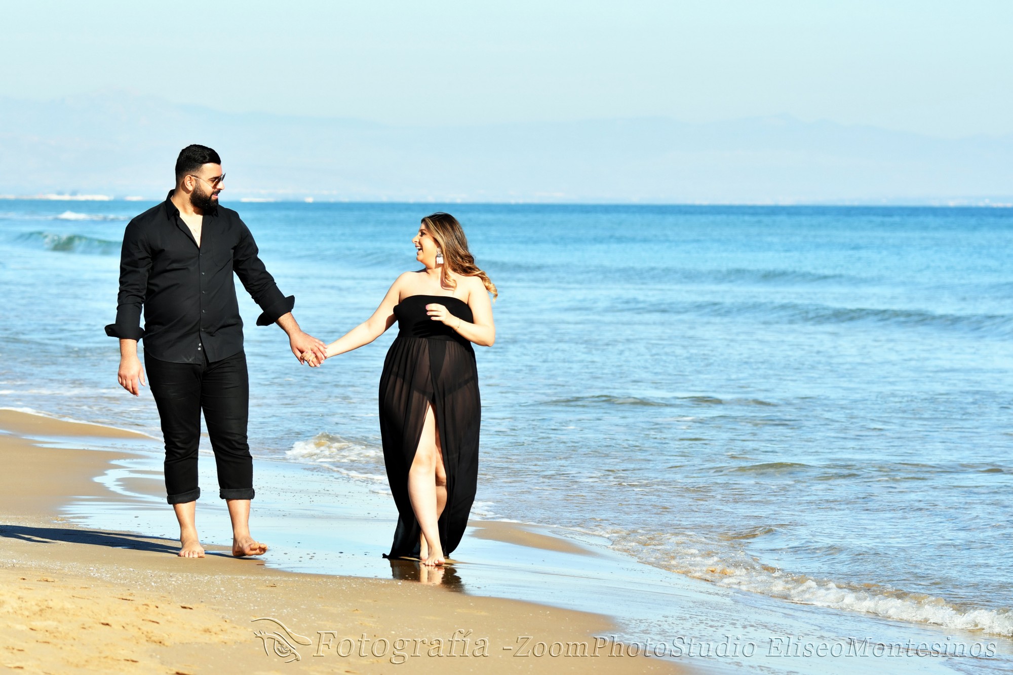 fotógrafo de embarazadas en la playa