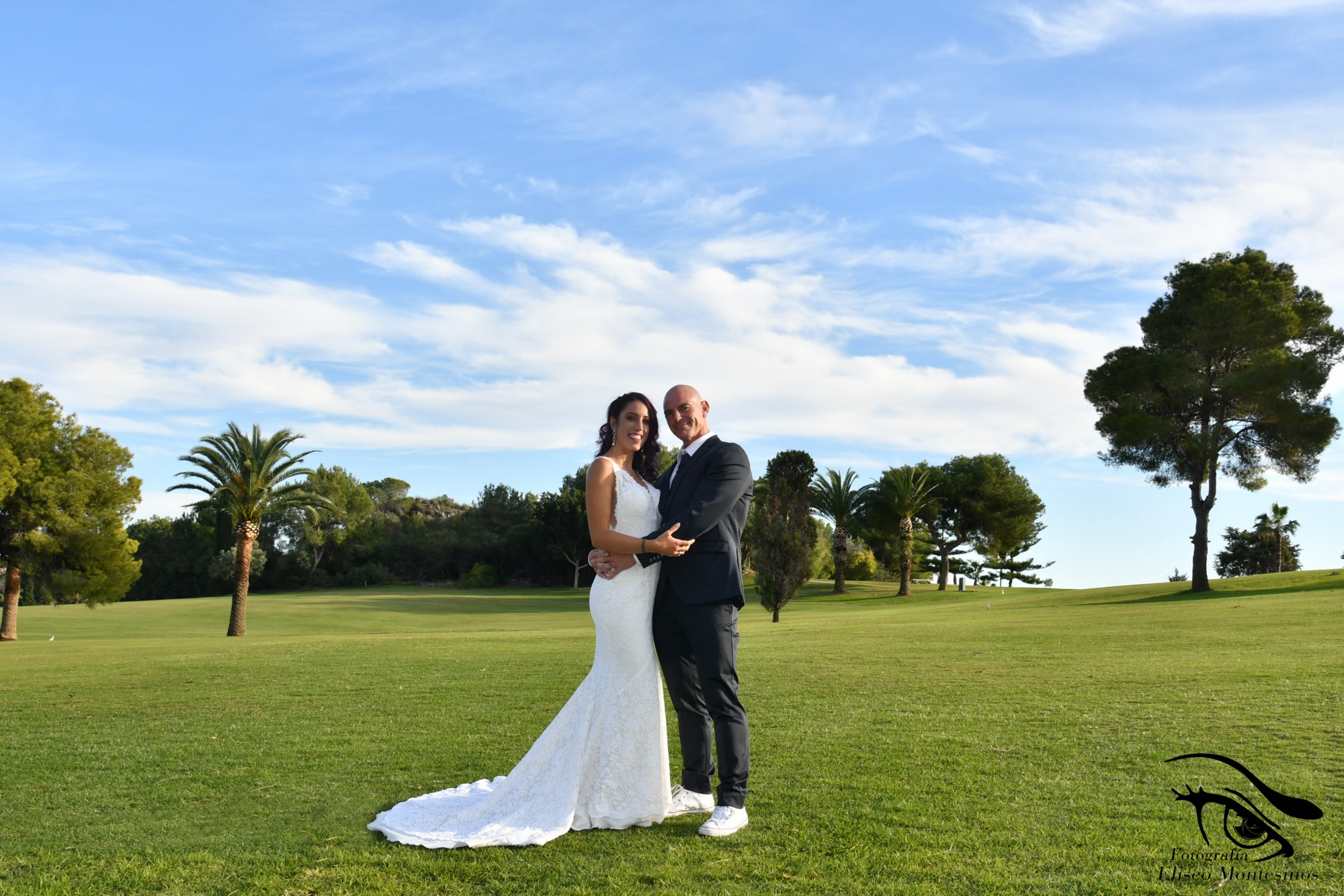 fotos de boda en campo de golf