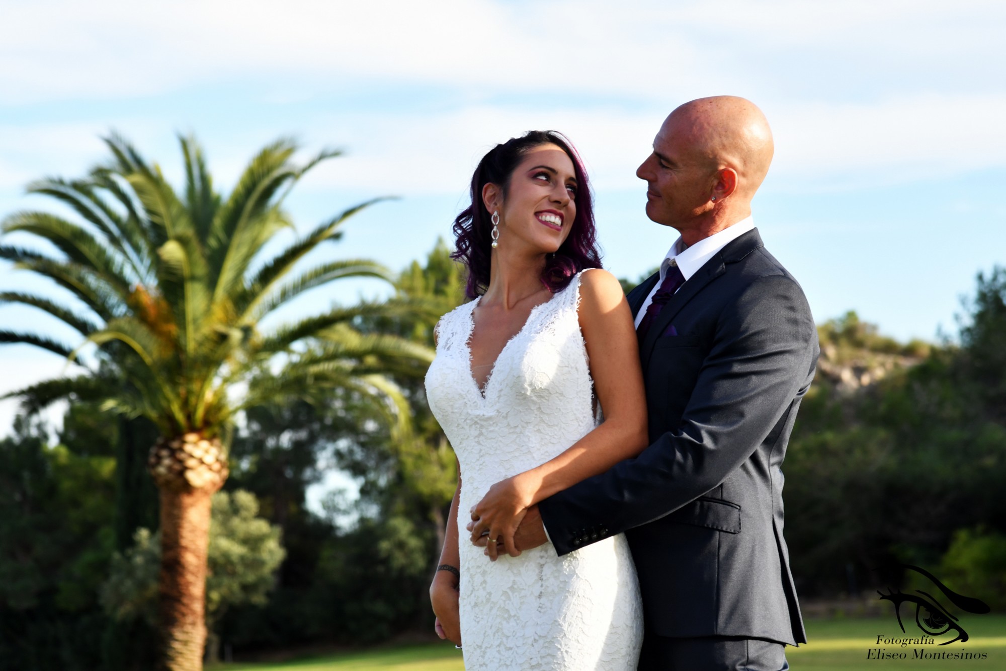 fotos de boda en campo de golf