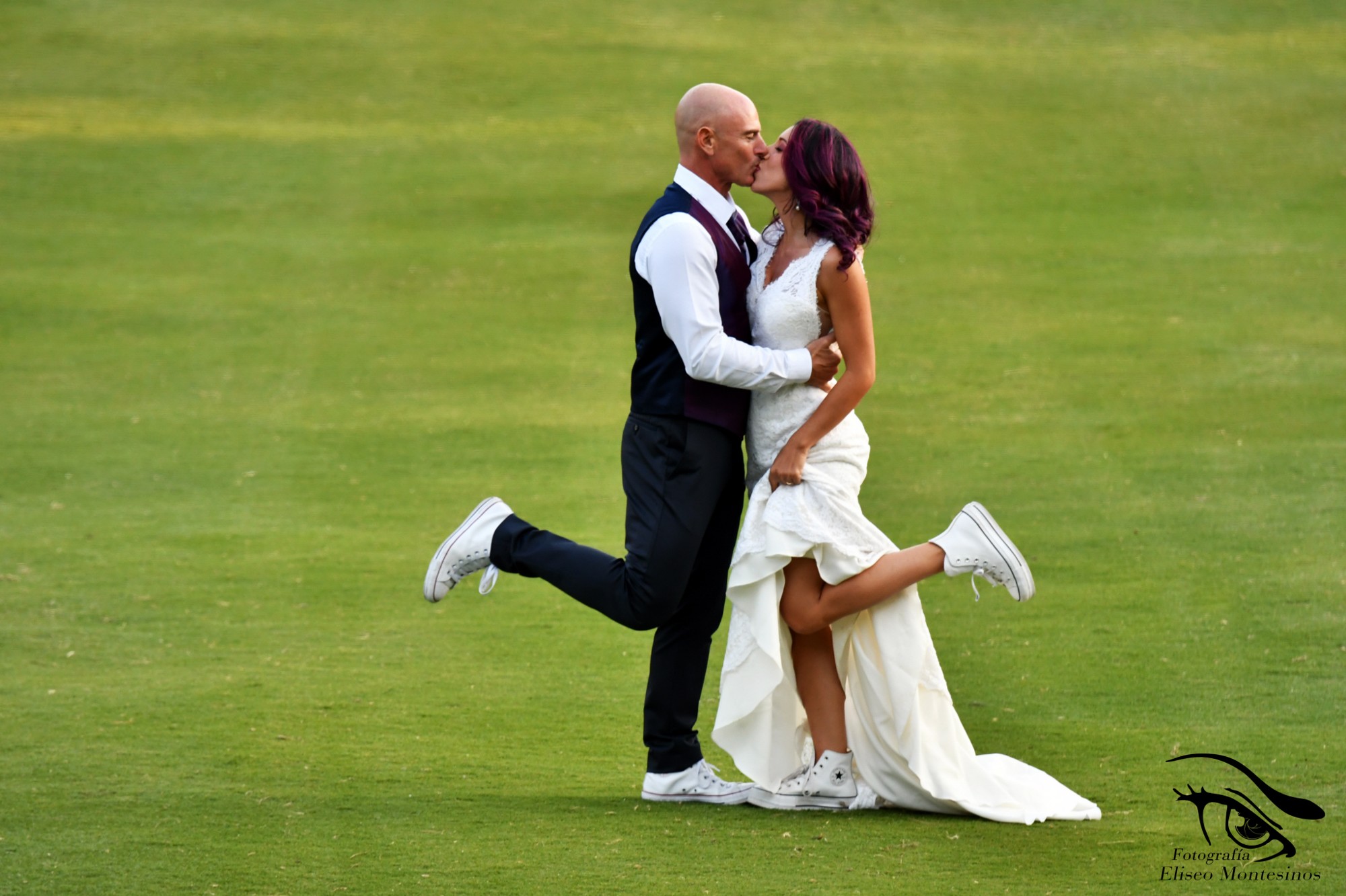 fotos de boda en campo de golf