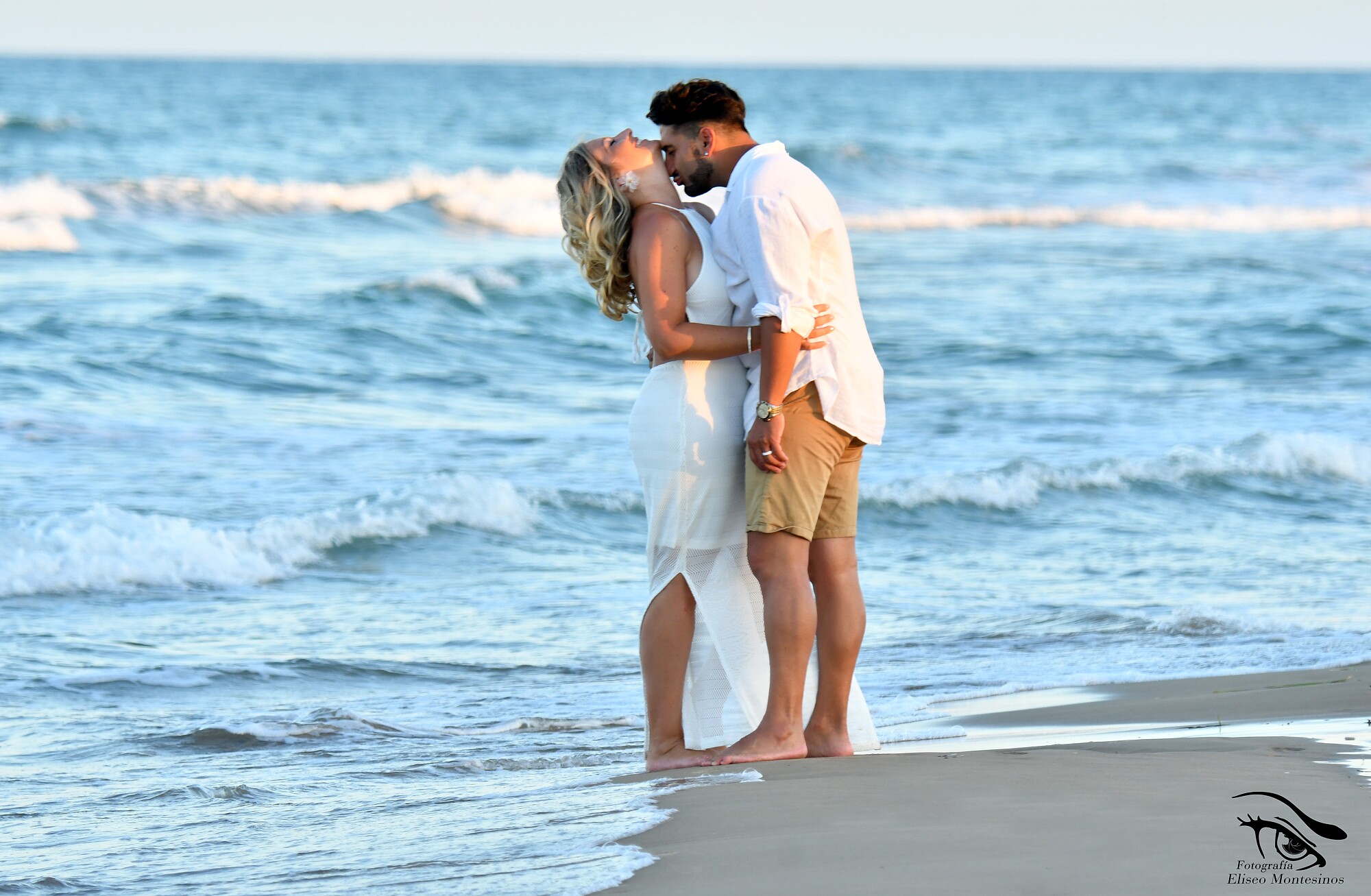 Sesión de fotos en la playa de Guardamar