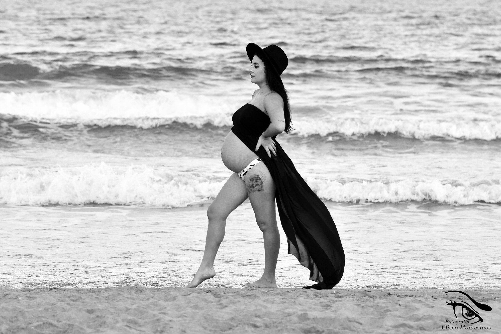 fotografia de embarazo fotografia de embarazo en la playa